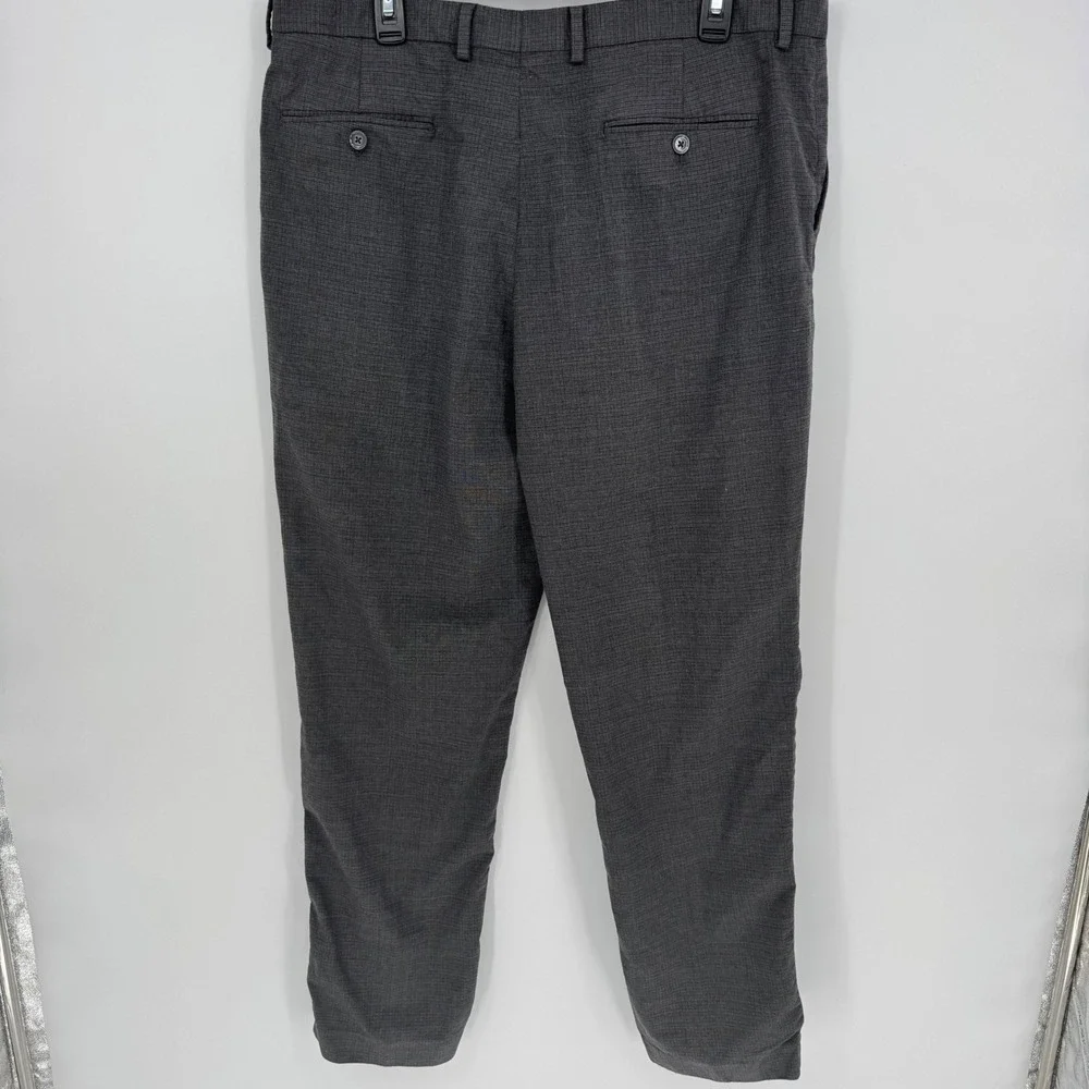 EXPRESS Slim Stretch Pants Gray office straight Dress Mens‎ Size 36
